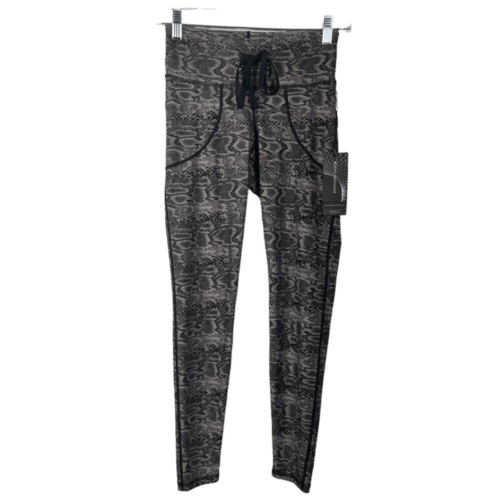 NWT Body Language Python Print Athletic Leggings Size Small - Picture 4 of 12